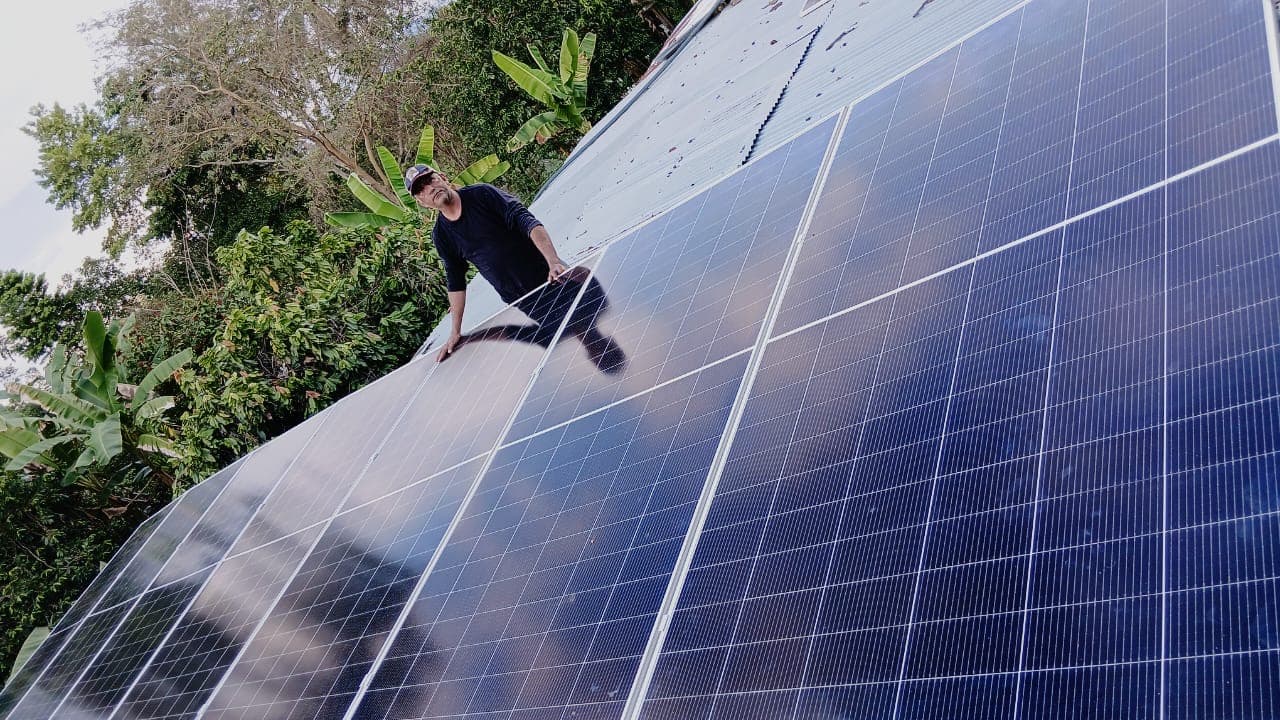 Energía solar en zona de difícil acceso